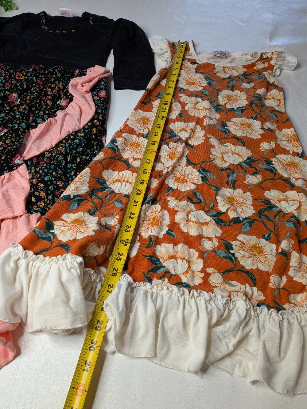 Little Lovebird Boutique Cottage Core Set Of 2 Floral Dresses Girls 12